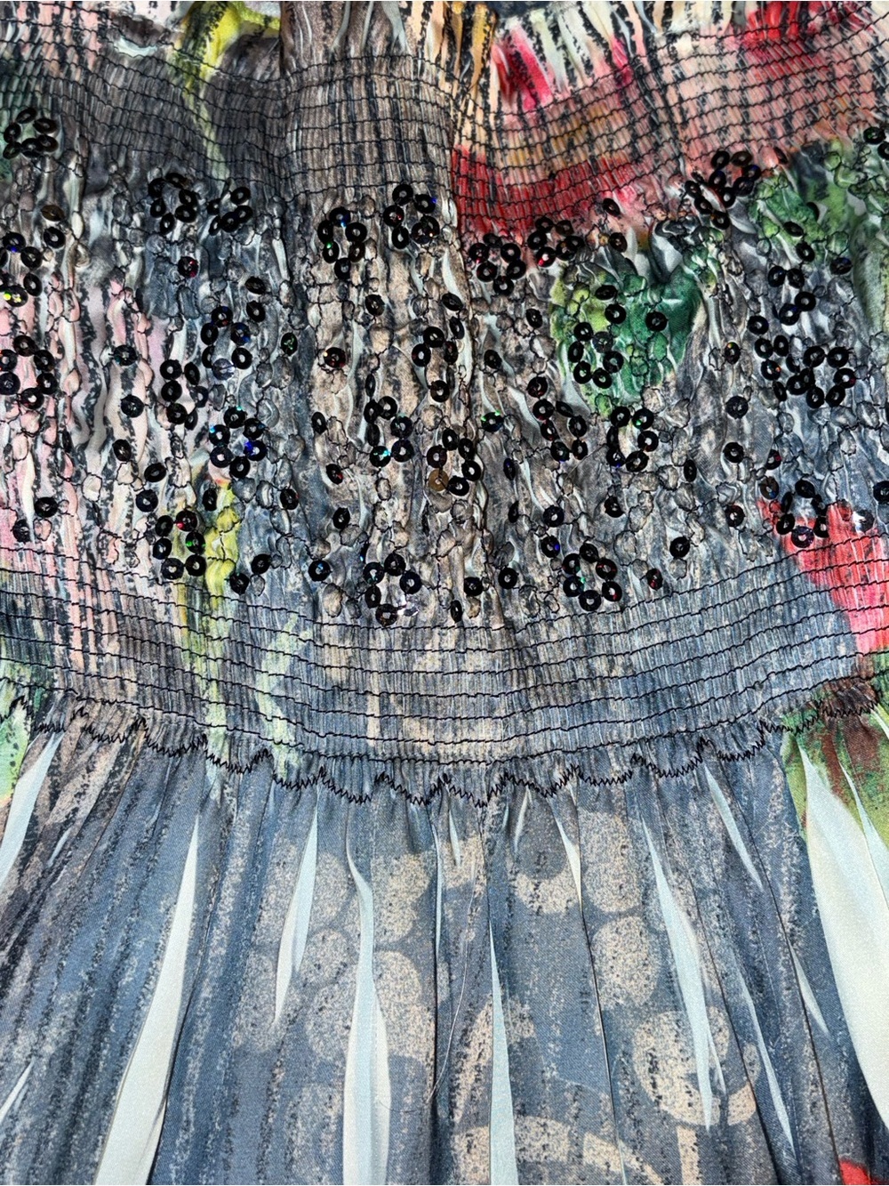 Lapis Flowy Floral Boho Maxi Dress in Multicolor - Picture 6 of 7